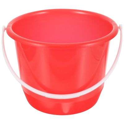 Plastic Water Bucket with Handle 1.3 Gallon Portable Household Bucket for Gardening pet Watering and Storage