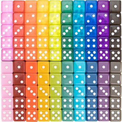 212 Main Vintage Assorted Dice - Pack of 100