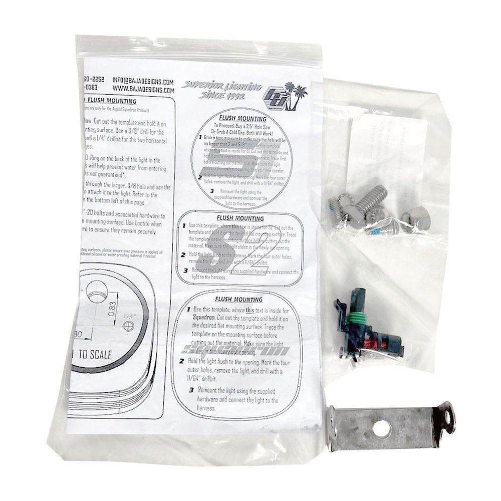 Baja Designs Squadron and S2 Series LED Accessory Parts Bag