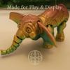 3D By Billy B The Articulating Rainbow Elephant Sculpture/Fidget Toy view 2