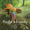 3D By Billy B The Articulating Rainbow Elephant Sculpture/Fidget Toy view 3
