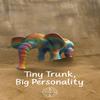 3D By Billy B The Articulating Rainbow Elephant Sculpture/Fidget Toy view 4