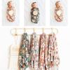 Baby Girl Newborn Receiving Blanket with Headband and Beanie Set Baby Swaddle Nursing Covers Baby Swaddling Wrap Cloth, Type 1 view 4