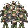 YEIBOBO ! Minifigures Blind Bags, Military Action Figures with Weapons and Accessories Mystery Pack Wolf Marines view 1