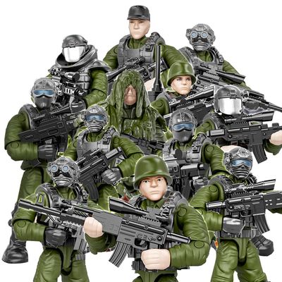 YEIBOBO ! Minifigures Blind Bags, Military Action Figures with Weapons and Accessories Mystery Pack Falconry Special Forces