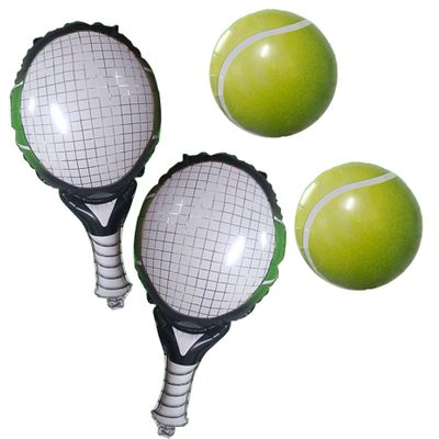Happy Birthday Balloons Aluminum Balloon Birthday Party Decoration Supplies (Tennis Party Balloons)
