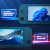 WIN600 Handheld PC Game Console 5.94 Inch IPS Touch Screen Preset Windows10 Home Edition System 256GB M.2 SSD (Blue) view 2