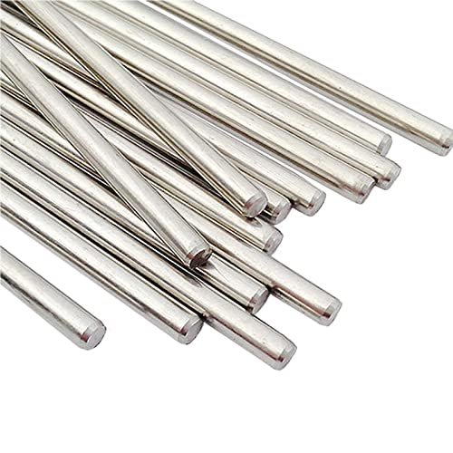 5PCS Metal Shafts Bar, 3mm Stainless Steel Model Shaft, Length 50-300mm Gear Drive Short Axle Wheel Shaft (Color : 300mm, Size : 3mm)