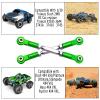 (2025 Upgrade Parts) Stainless Steel Adjustable Turnbuckles Set/Camber Links with Rod Ends Set for 1/10 Traxxas Slash 4X4 2WD /Rustler 2WD 4X4/Hoss 2WD 4X4/ Stampede 2WD 4X4/ Upgrades(Green) view 2