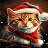 1000 Piece Puzzles for Adults, Cute Christmas Cat Safe Wooden DIY Puzzle - Fun, Challenging Brain Teaser - Suitable for All Beginners - for Room Wall Decoration (30x20inch) view 1