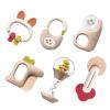 6 Pieces - Teething Toys for 0-6 Months, Rattle Newborn Toys With Bells, Grab Shaker, Teethers 0-3-6-12 Months, Baby Rattles 0-3 Months Gifts for Boys & Girls view 1
