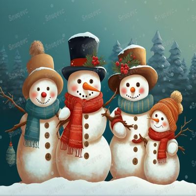 1000 Piece Adult Jigsaw Puzzle - Vintage Snowman Family Wooden Rounded Corner Multi-Color Jigsaw Puzzle, Zero Dust Easy Storage, DIY Unique Decorative Gifts for Beginners