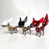 Metalkitor 3D Metal Puzzles for Adults, Adjustable Big Fox Model Kit - Steampunk DIY Ornament - Assembly Crafts Brain Teaser - Perfect Room Decor and Gift Choice(Black) view 3