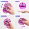 Hoofun Flying Orb Ball Toy 2025, Cosmic Globe Hand Mini Drone Ball with Led Lights, Boomerang Hover Orb, Galactic Flying Spinner, Cool Kids Toys for Boys Age 6 7 8 9 10 11 12 Girls Gifts, Red view 4