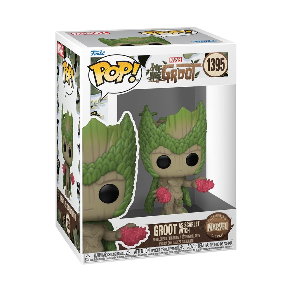 Funko POP! Marvel: We are Groot - Scarlet Witch - Groot Shorts - Collectable Vinyl Figure - Gift Idea - Official Merchandise - for Kids & Adults - TV Fans - Model Figure for Collectors and Display