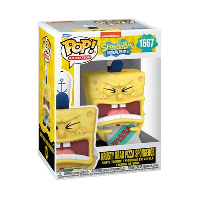 Funko POP! TV: Spongebob Squarepants 25th Anniversary - Spongebob Squarepants with Pizza -Collectable Vinyl Figure - Gift Idea - Official Merchandise - for Kids & Adults - TV Fans