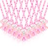 Remuuly 60 Pcs Baby Shower Pacifiers Necklace Cute Elephant Acrylic Pacifier Party Favor Pacifiers Charm Necklace for Girls Boys Baby Shower Party Table Scatter(Girl Pattern) view 1