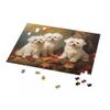 Jigsaw Puzzles 1000 Pieces for Adults,Maltese Dogs in Autumn Park Jigsaw Dogs in The Forest Kids Puzzle Leisure Puzzle Games Fun Toys Girls Adult Teen Gifts view 2