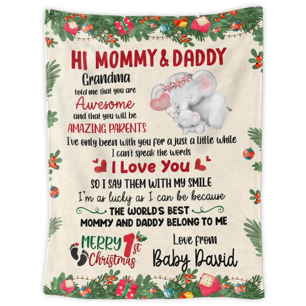 46Custom Personalized Blanket for New Parents from New Born New Parents Gifts I've Only been with You A While Fleece Sherpa Blanket