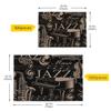 1000 Pieces Puzzle for Adult Children - Jigsaw Puzzles Musical Pattern of Jazz Theme with Different Instruments Notes and Words Educational Intellectual Decompressing Fun Game Toy Gifts view 2