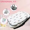 Baby Car Seat Cover, Waterproof Windproof Carseat Cover with Zipper, Soft Warm Flannel Universal Cold Weather Shield Baby Carrier Cover Winter Car Seat Canopy for Baby Protection Cryfoktf5horcps94 view 4