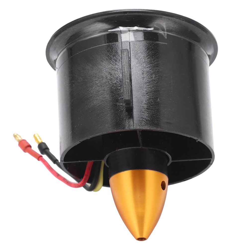 70mm EDF Set, QXEDF Motor 70mm EDF 6 Blades Sports Full Injection Ducted Fan for RC Airplane