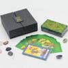 Jayiaine Tarot Cards with Book, Waterproof Tarot Cards Set for Beginners Expert Readers (English Language),Gold Edition Deluxe Tarot Cards Board Game for Family Celebrations,Green view 2