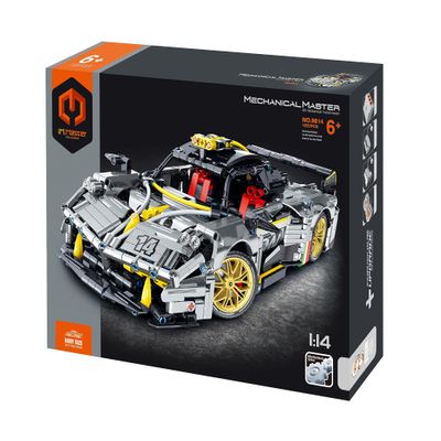 Dakott STEM Mechanical Transmission Engineering Building Toy, 1:14 Scale Super car Blocks Take Apart Toy, 1237 Pcs DIY Building Kit, Learning Engineering Construction Toys