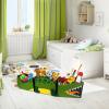 Kumprohu Felt Storage Bins | Felt Crocodile Pattern Toy Boxes - Foldable Fabric Storage Baskets, Large Toy Organizer Bins for Plush Toys Building Block Toys view 2
