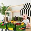 Kumprohu Felt Storage Bins | Felt Crocodile Pattern Toy Boxes - Foldable Fabric Storage Baskets, Large Toy Organizer Bins for Plush Toys Building Block Toys view 3