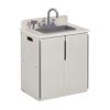 ECR4Kids Play Kitchen Sink, Wooden Playset, White Wash view 1