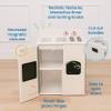 ECR4Kids Play Kitchen Stove, Wooden Playset, White Wash view 4