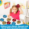 Kasfalci Blends & Digraphs Cards, Phonics Games,Speech Therapy Toys for Toddlers Kids,Learn to Read, Spelling Reading Learning Sight Words Games,Kindergarten Preschool Learning Activities Educational view 2