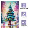 Adult Jigsaw Puzzle 1000 Pieces,Colorful Christmas Tree-Christmas Decorations Jigsaw Puzzle Game, Jigsaw Puzzle Toys Exquisite Puzzles Gifts and Birthday Gifts 20x28.8inch view 2