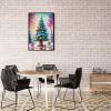 Adult Jigsaw Puzzle 1000 Pieces,Colorful Christmas Tree-Christmas Decorations Jigsaw Puzzle Game, Jigsaw Puzzle Toys Exquisite Puzzles Gifts and Birthday Gifts 20x28.8inch view 3
