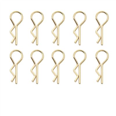 10pcs RC Car Metal Body Clip R Pin 1.0/1.2/1.4/1.5MM for SCX10 for Wraith for Traxxas TRX4 TRX6 for HSP for HPI for Redcat CC01 SMT Spare Parts Modification Accessories (Color : 7)