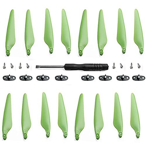 16 Pcs Propeller/Fit for Hubsan Zino PRO Zino 2 H117S Aerial Four-axis Aircraft Accessories Remote Drone CW CCW (Color : Green)