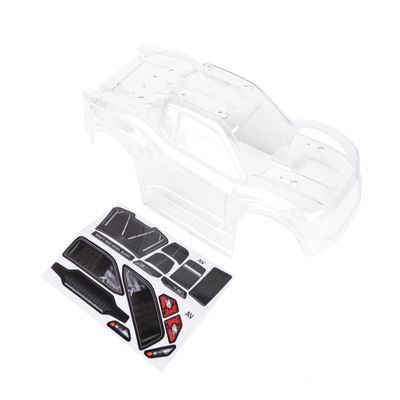 Custom Body Clear Unpainted Compatible for ARRMA VORTEKS 3S 4x4 4x2 BLX 1/10 Stadium Truck(V-C-01) (Clear Unpainted)