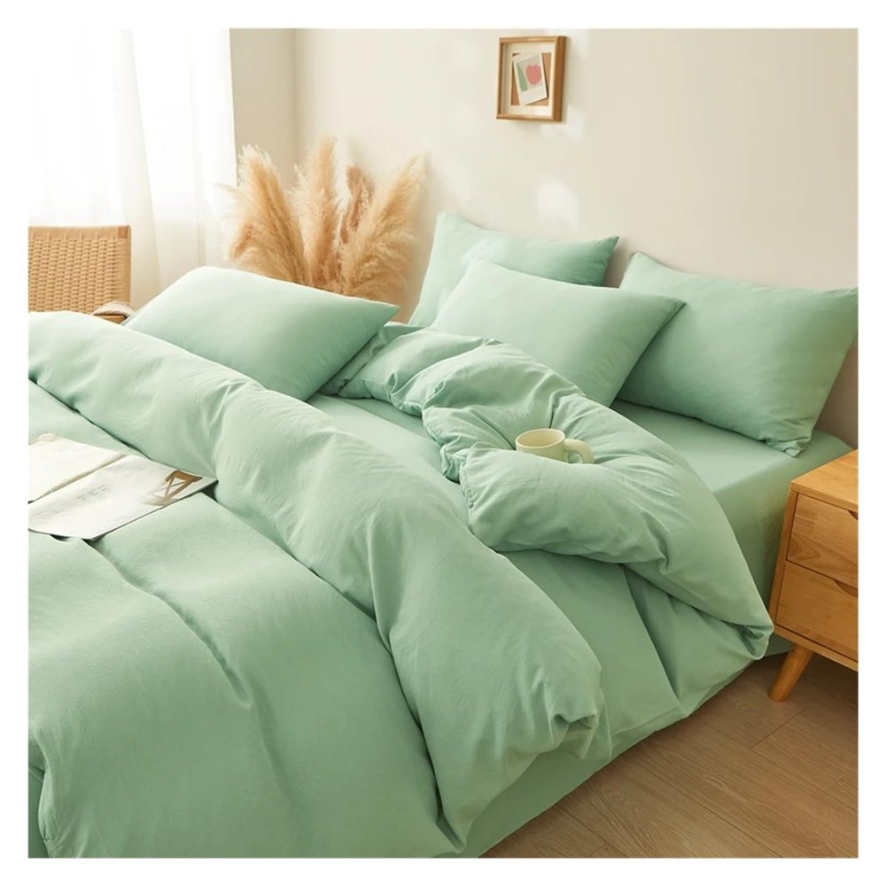 ADovz Simple Style Duvet Cover Comforter Cover Home Bed Covers Single Size Bed Linen,Bed Sheets