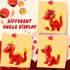 2 Pcs Chinese Dragon Plush 2025 Year of The Dragon Stuffed Animal Plush Chinese New Year Plush Decoration Mascot Doll Plushies for Spring Festival Bedtime Gift Bed Rest Chair Table Decoration(Lucky) view 4