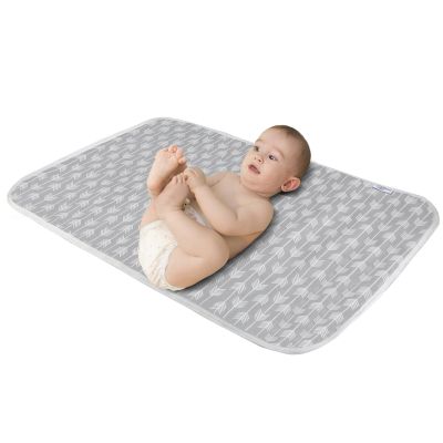 Baby Diaper Changing Pad, 21 5/8" x 31.5" Waterproof Changing Pad Liners - Reusable Soft and Absorbent Portable Changing Mat(Arrows1PCS)