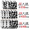 12 Sheets Black Adhesive Felt Circles for Kids Dalmatian Costume, Dalmatian Spot Stickers DIY Decoration(216 Pcs) view 4