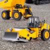Qcar 1/35 Scale Metal Large Road Roller Toy, Metal Construction Vehicles Model Toy, Outdoor Sandbox Car Toys, Birthday Gift Toddler Boy Kid Child view 3