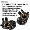 Brass Inner Front Portal Drive Housing Upgrades Part for TRX-4/TRX-6 Crawler RC Car,ARRCat Brass Inner Front Portal Drive Housing,Black view 2