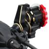Brass Inner Front Portal Drive Housing Upgrades Part for TRX-4/TRX-6 Crawler RC Car,ARRCat Brass Inner Front Portal Drive Housing,Black view 3