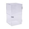 2-Shelf Clear Acrylic Display Case with Lock, Display Case Cabinet Showcase with Shelves Countertop Display Case for Collectibles Office Retail Display Safe Storage view 2