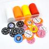 SHISANYI 100 Custom Plastic Poker Chips Personalized Image or Text,Put Design on a Chip,Set for Bar Tokens,Party,Memorial Day,Wedding (White) view 2