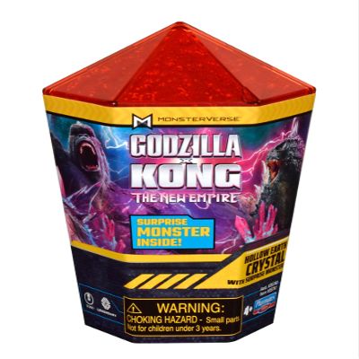Godzilla x Kong : The New Empire - Hollow Earth Crystal with Mini Monster - 1 Assorted Crystal