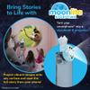 Moonlite Storytime Mini Projector with 10 Classic Stories, A Magical Way to Read Together, Digital Storybooks, Fun Sound Effects, Learning Gifts for Kids Ages 1 and Up view 2