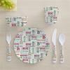 Personalization Universe Christmas Repeating Name Personalized Kids Bowl view 4